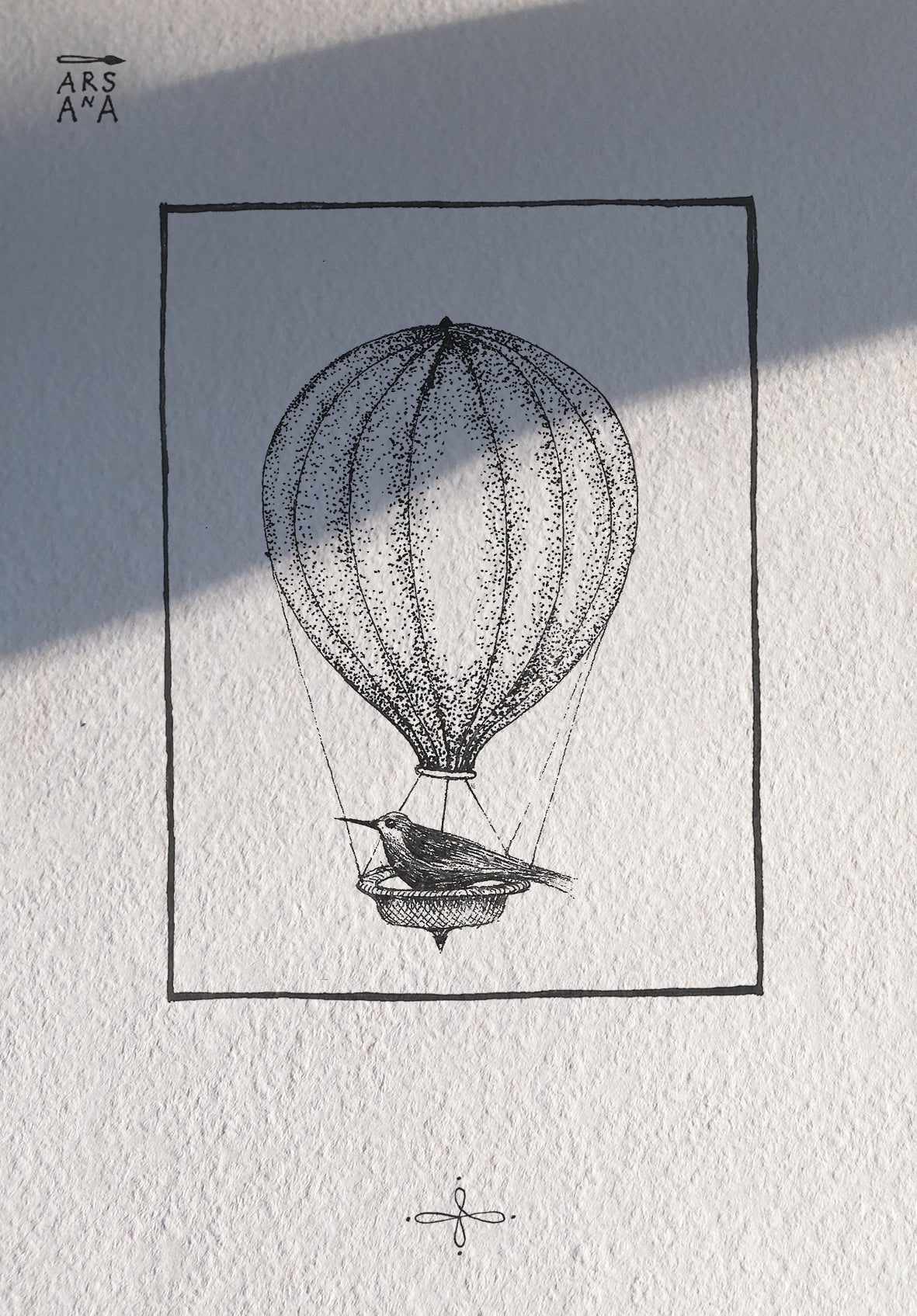 Illustrated invitation, set of 10