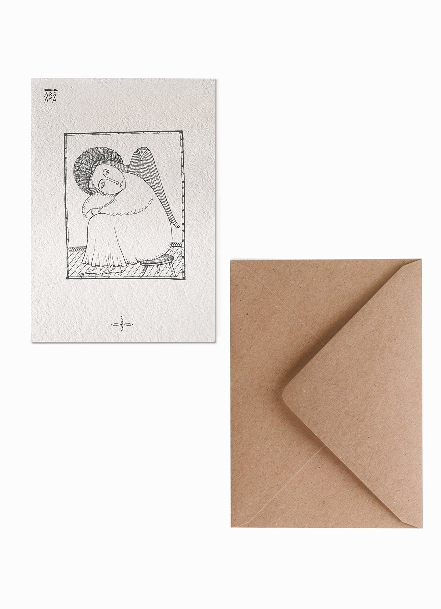 Illustrated invitation, set of 10