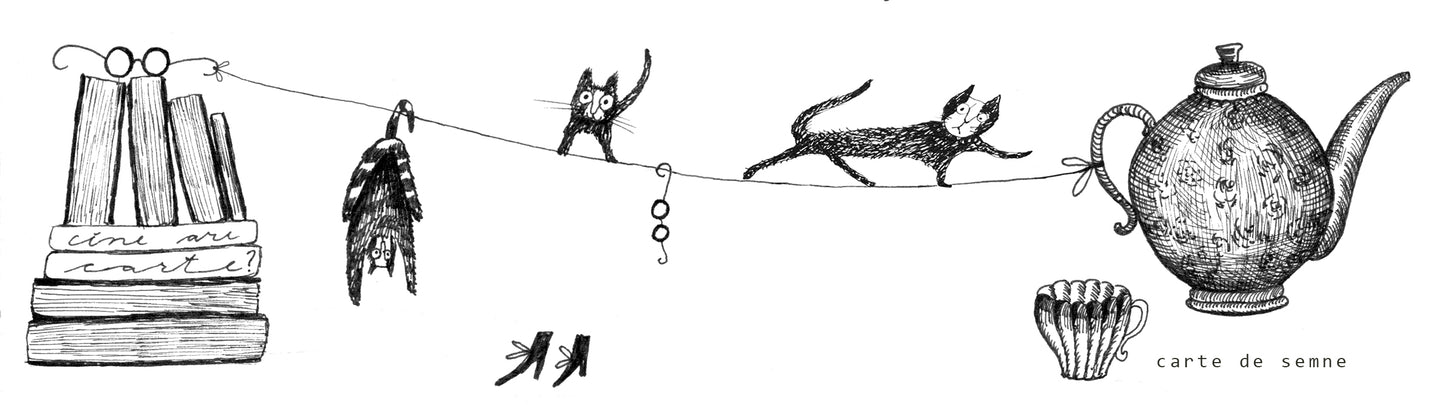 Book Sign, illustrated by hand