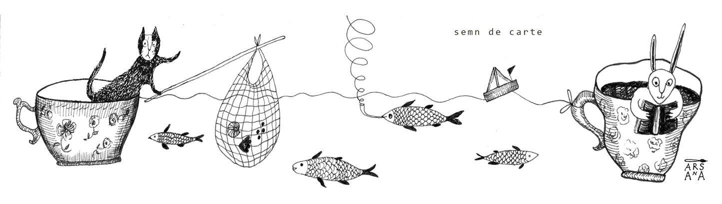Book Sign, illustrated by hand