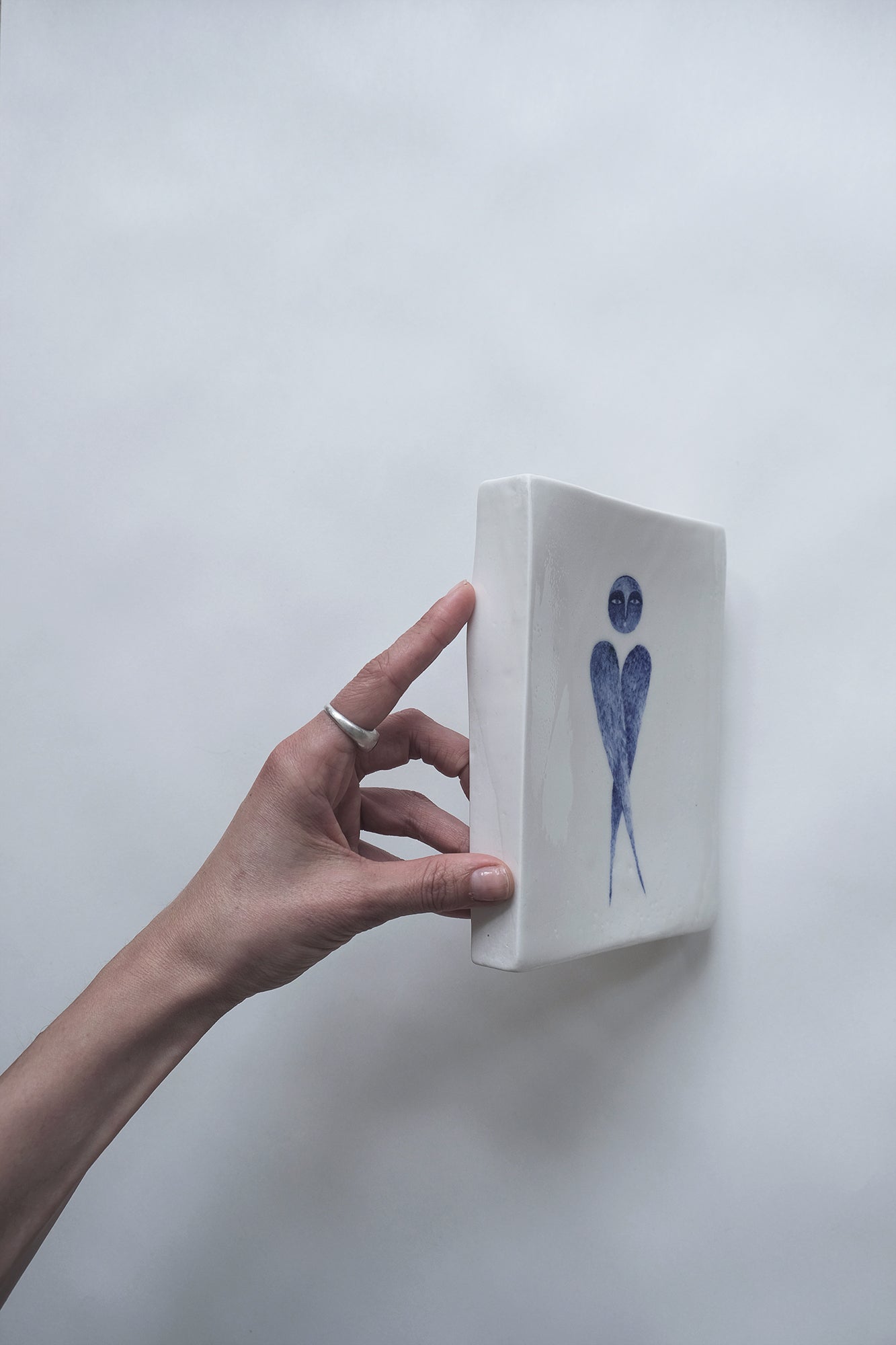 Ceramic Wall Painting Cherubim