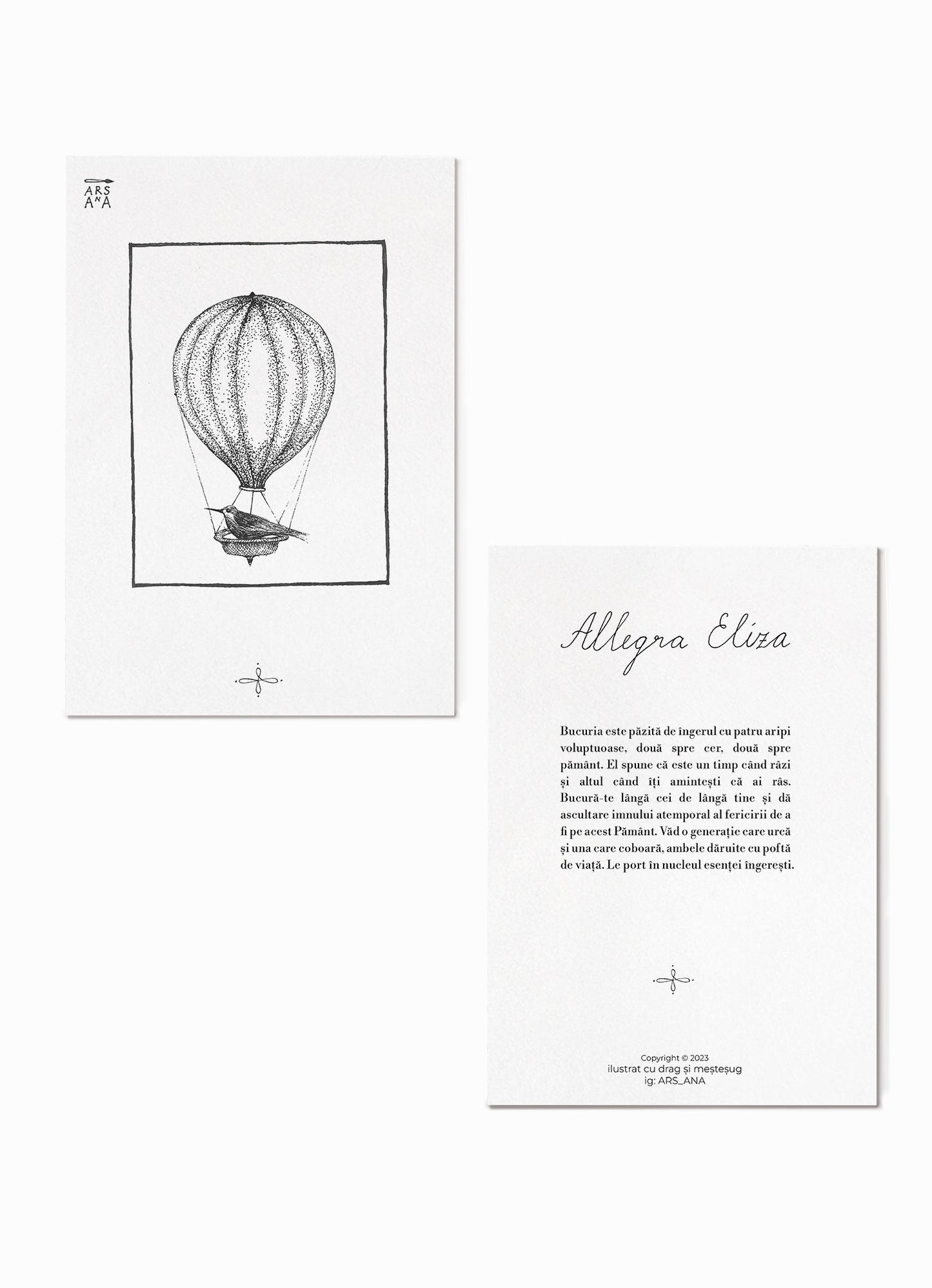 Baptism invitation, set of 10