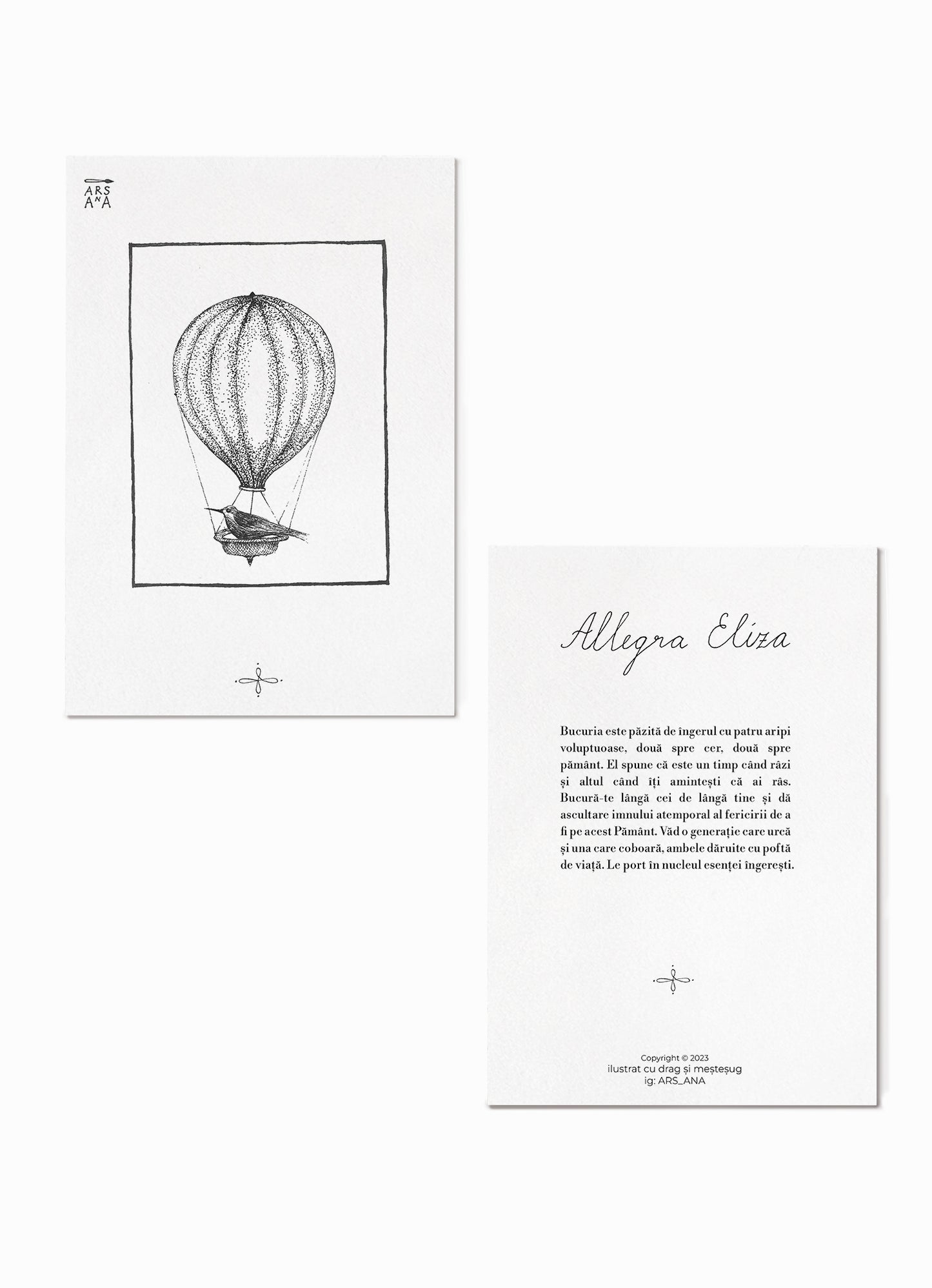Baptism invitation, set of 10
