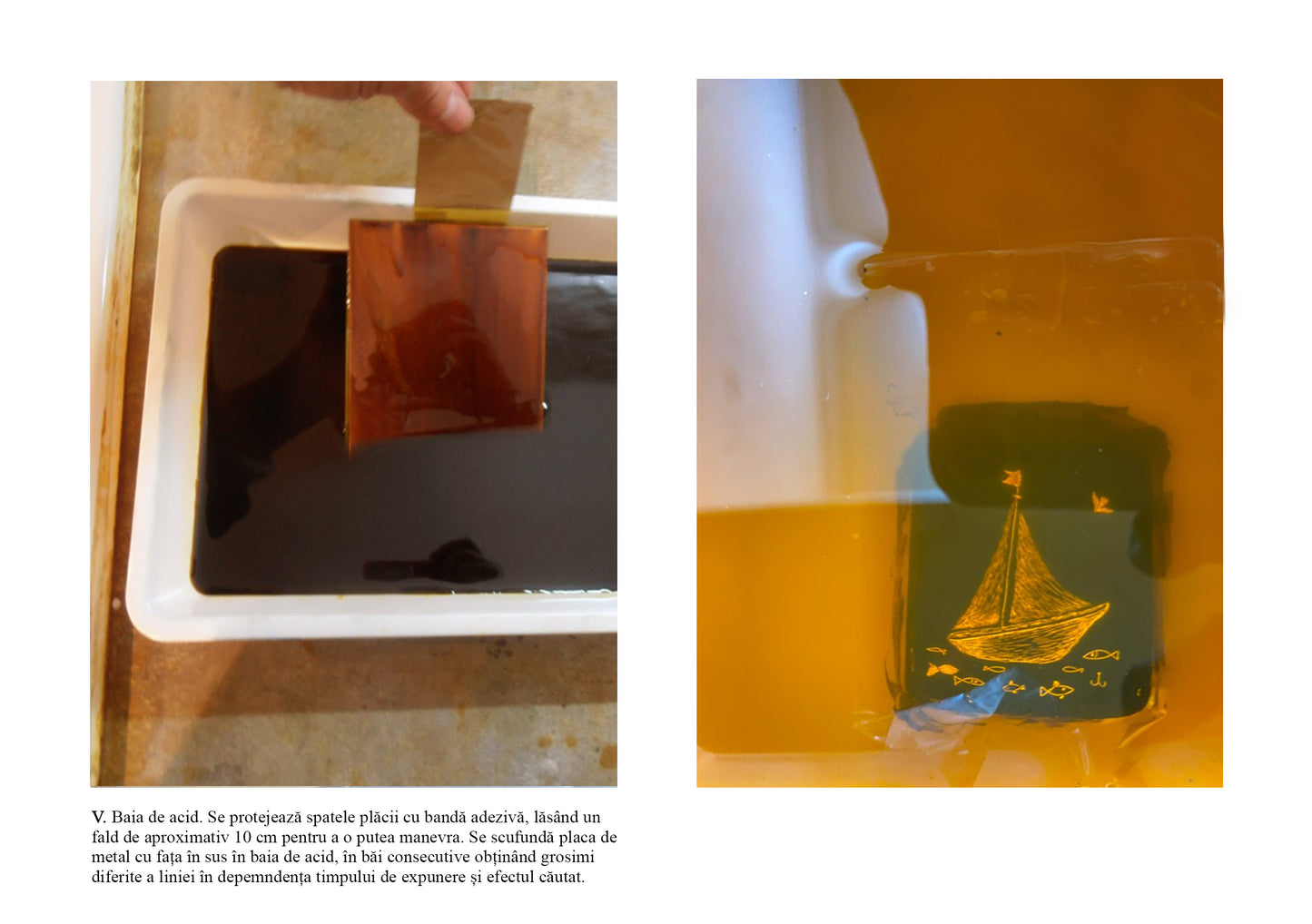 The process explained aquaforte