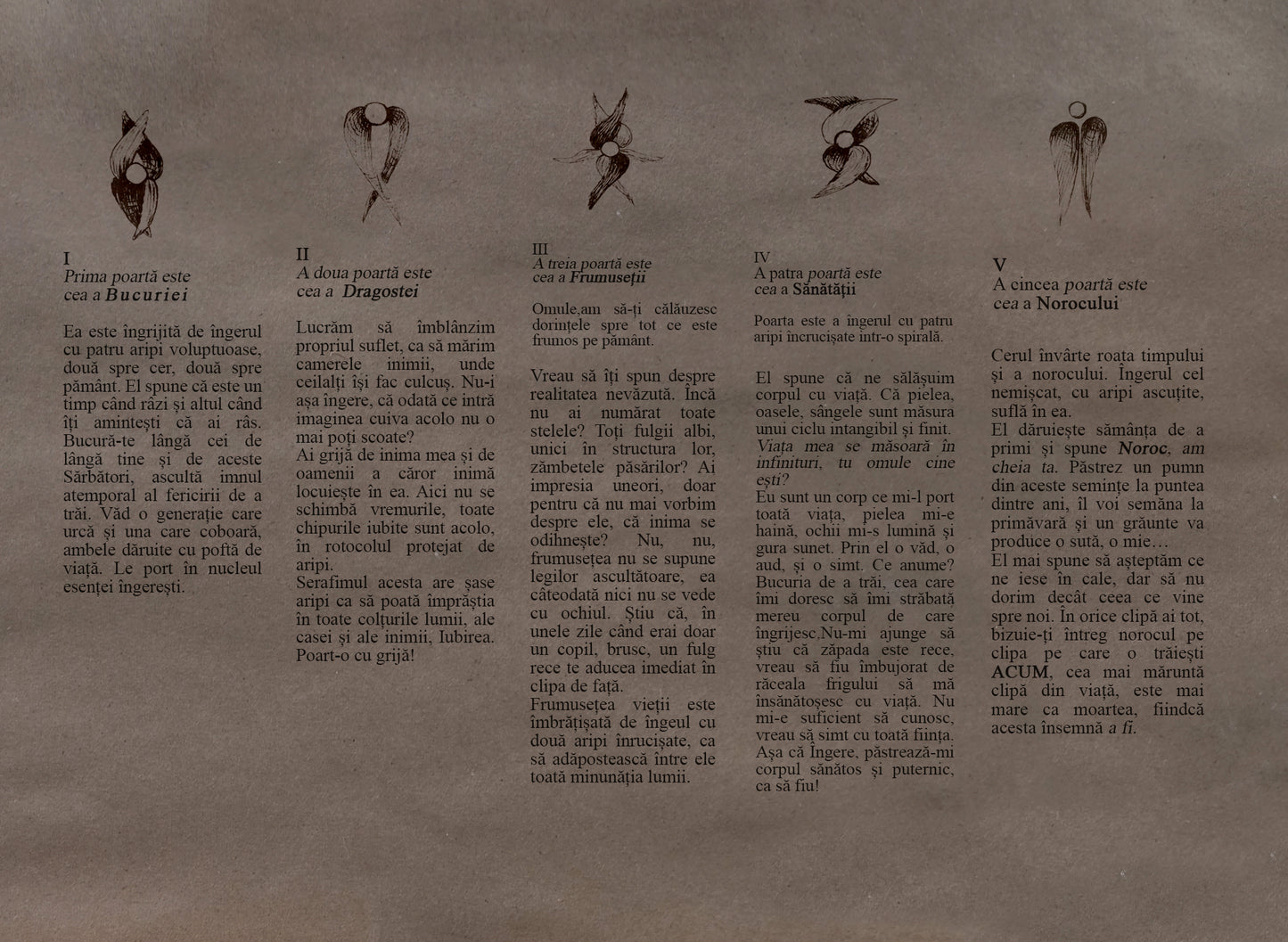 Ceramic Basorelief I, Bucurie, Seraphim Collection