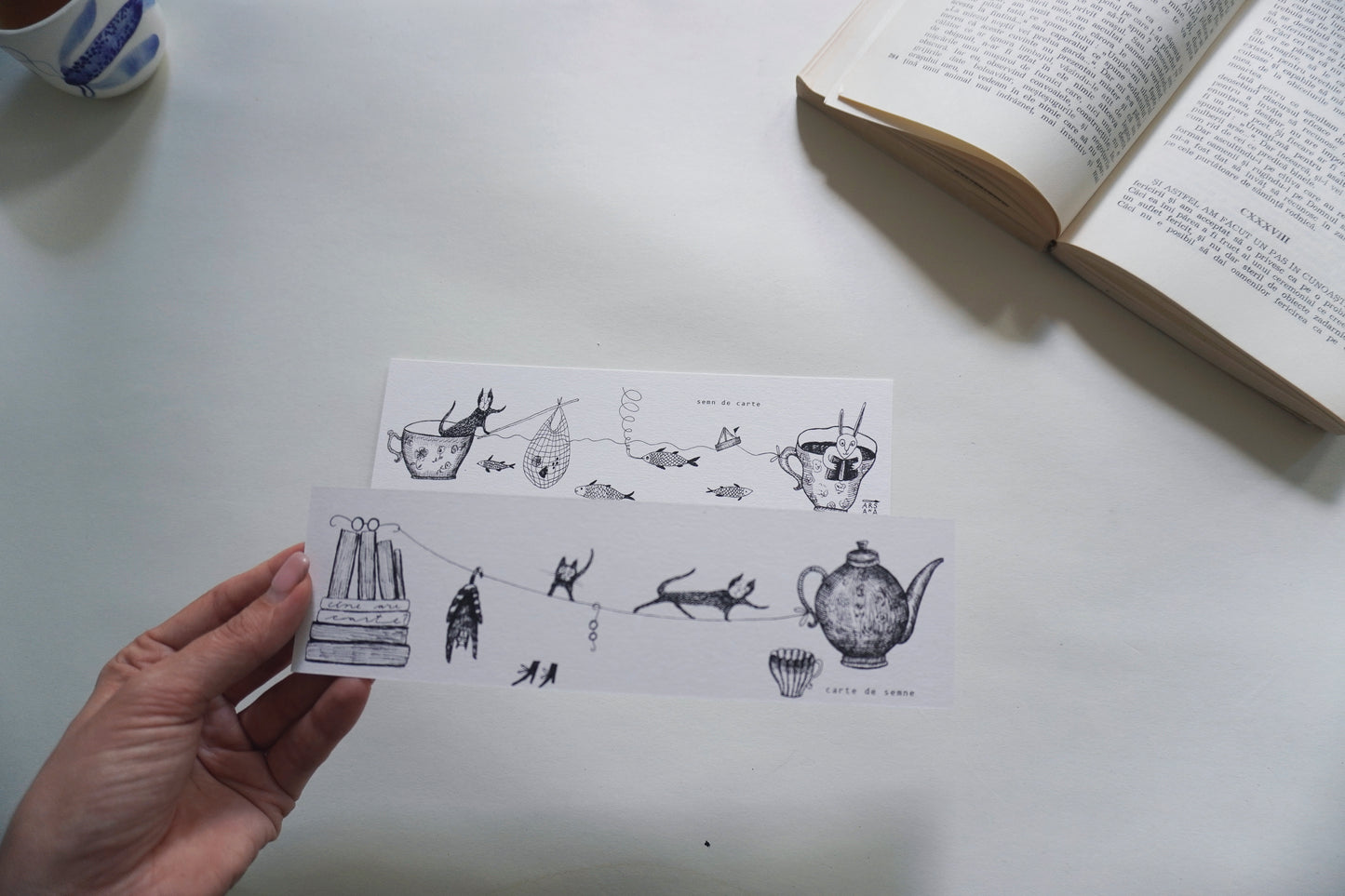 Book Sign, illustrated by hand