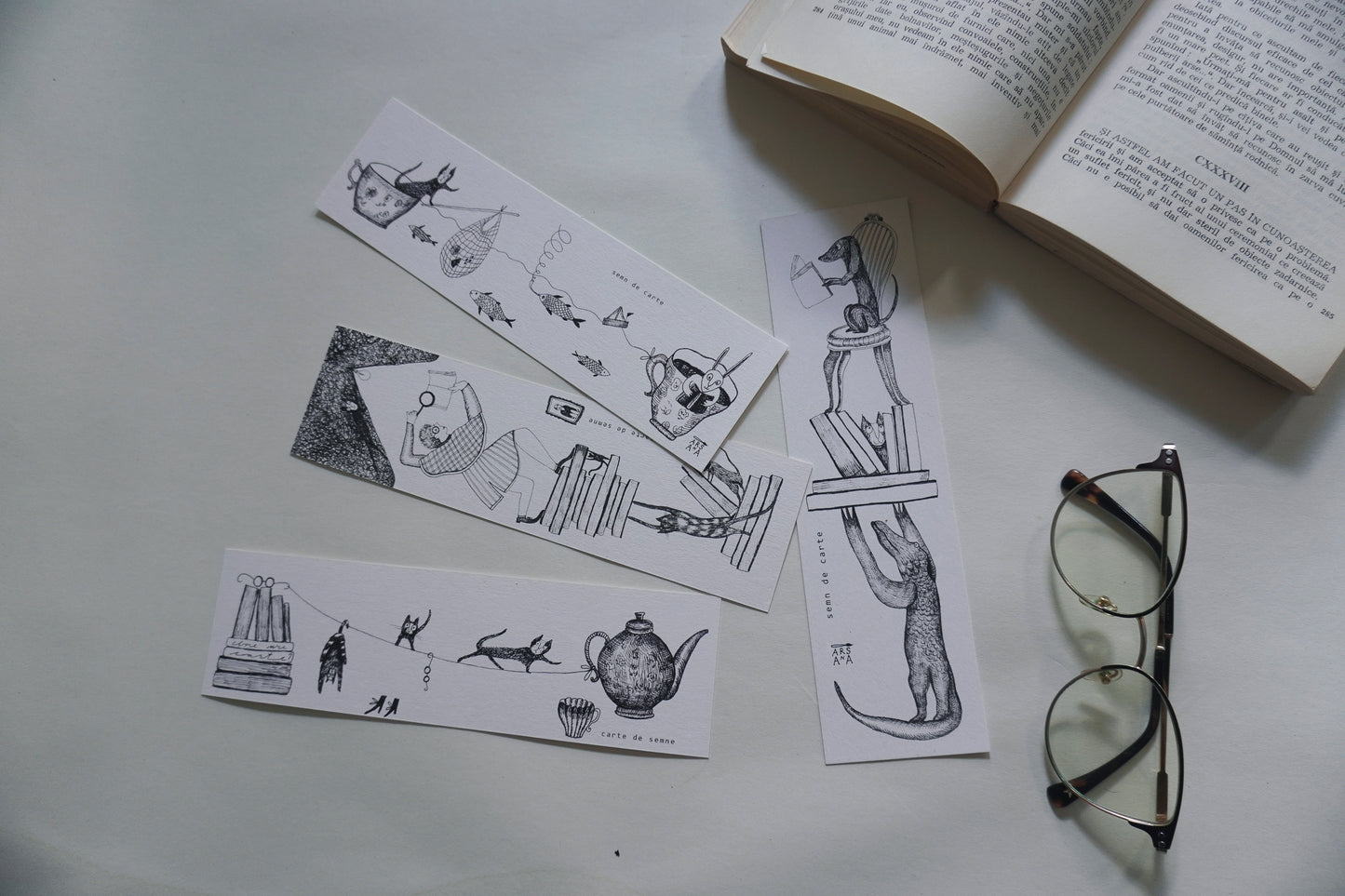 Book Sign, illustrated by hand
