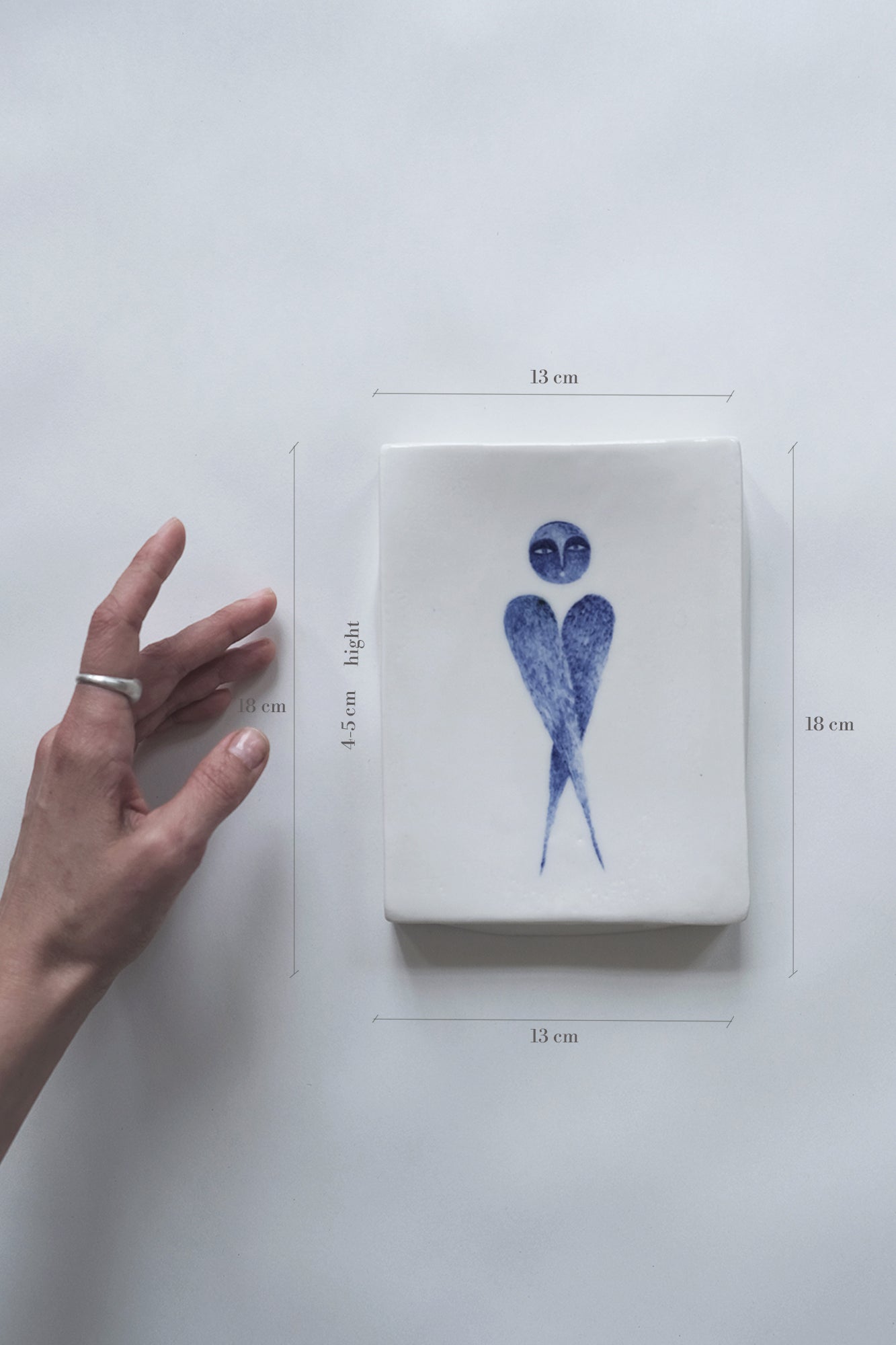 Ceramic Wall Painting Cherubim