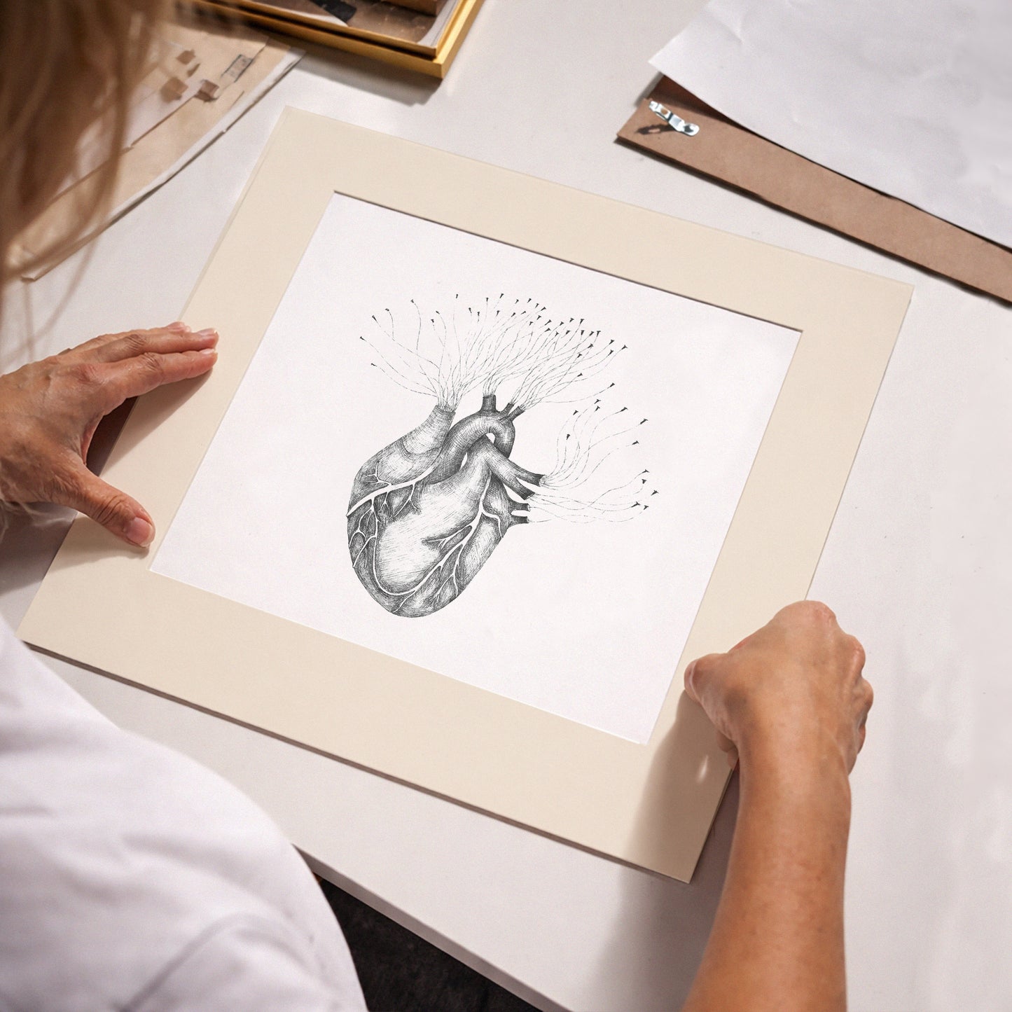 Heart Art Print, Tale ink Series