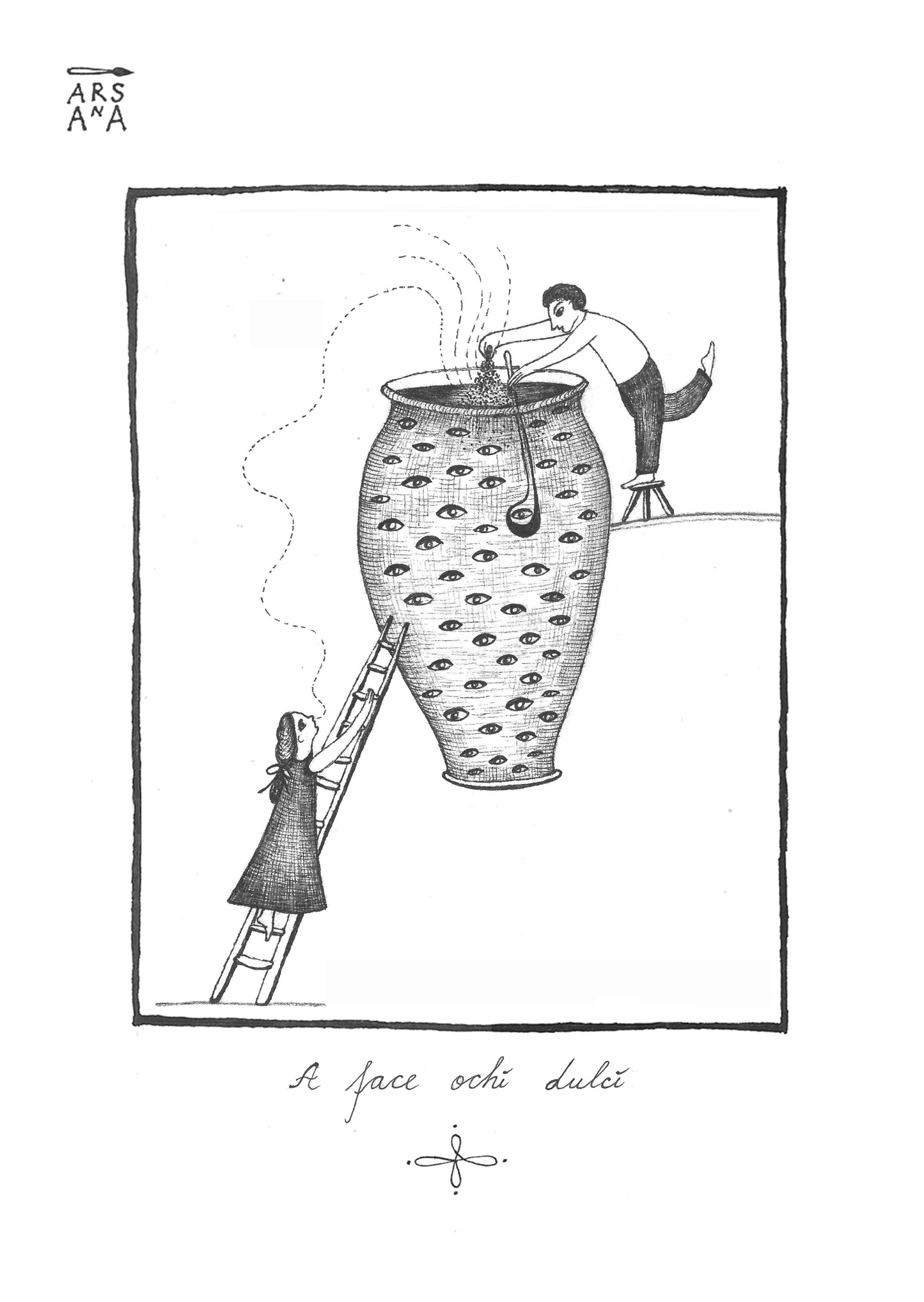 Single Illustrated Postcard, Collection of Romanian Proverbs