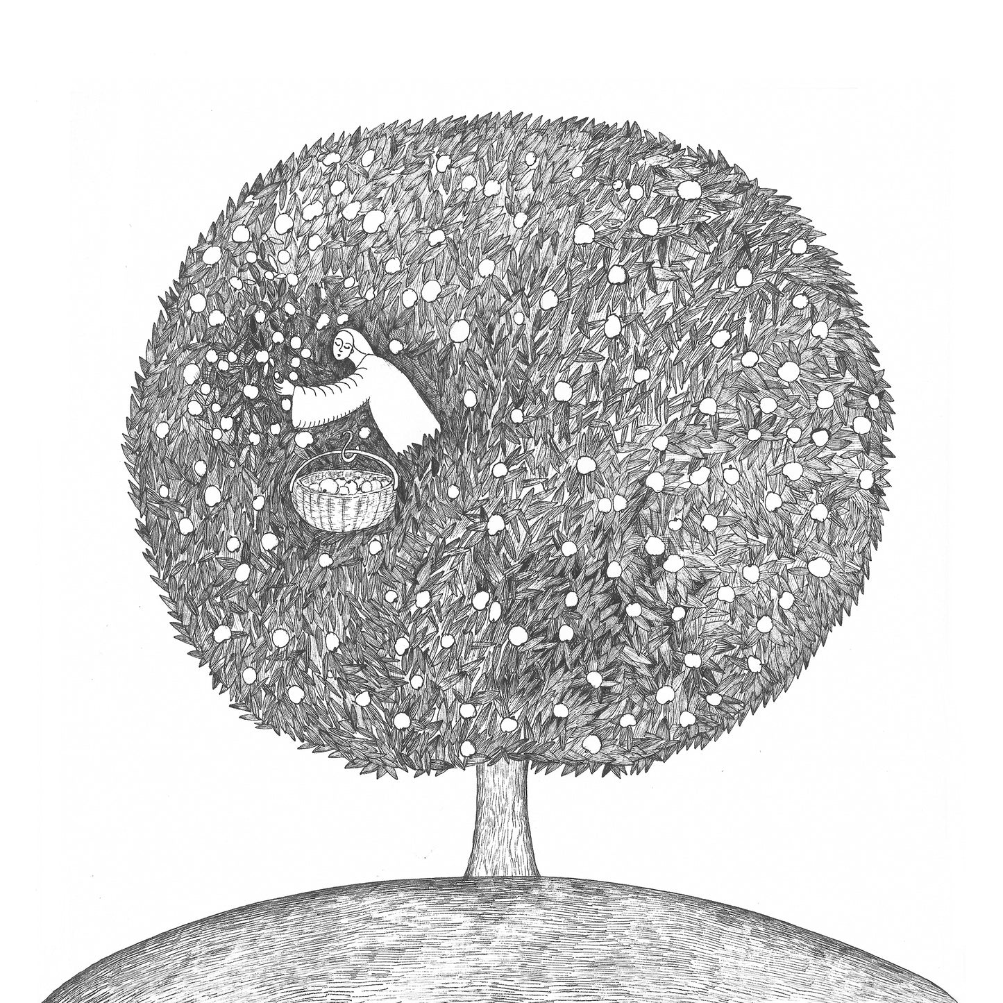Tree Art Print, Tale ink Series