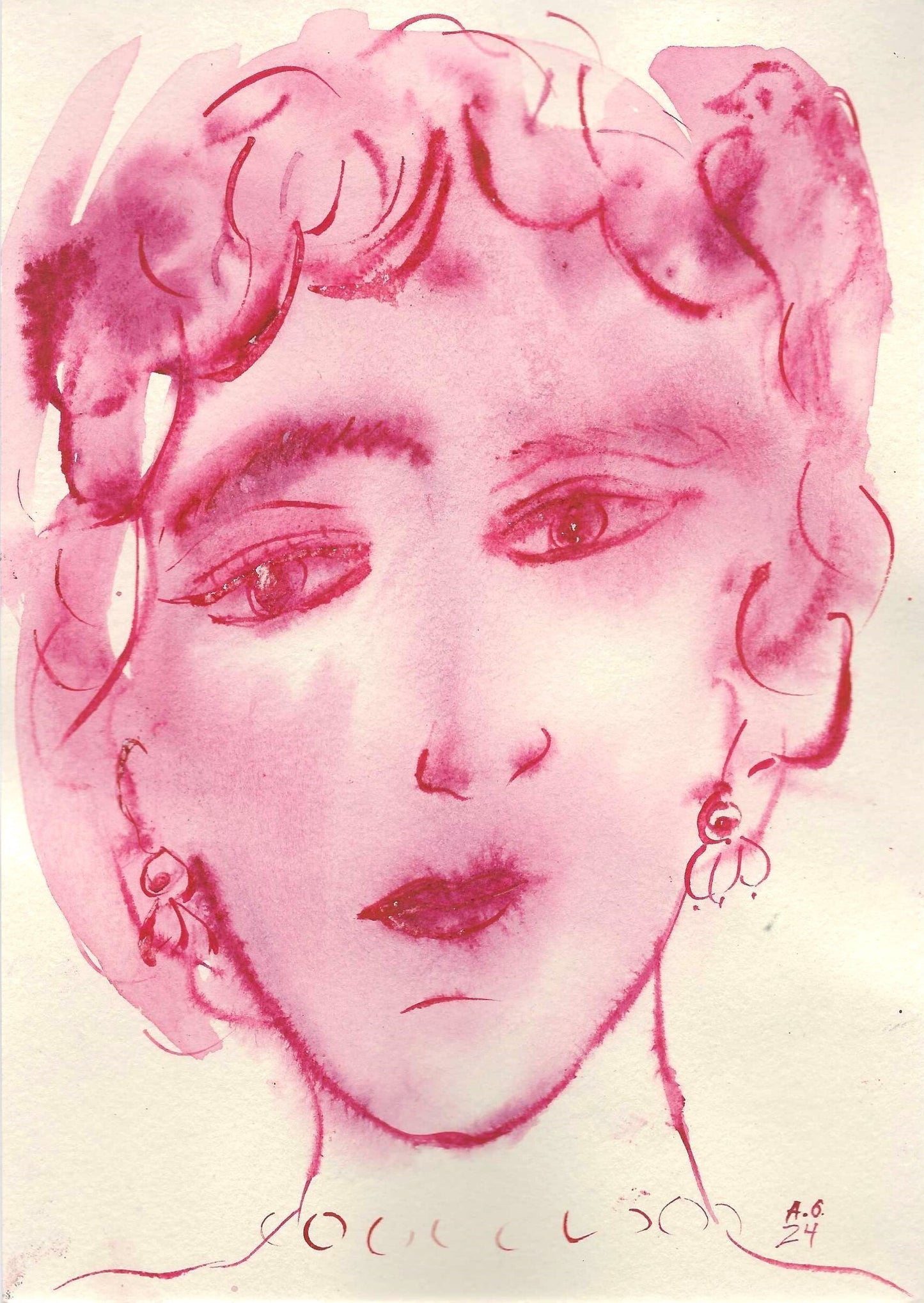 Woman in Pink