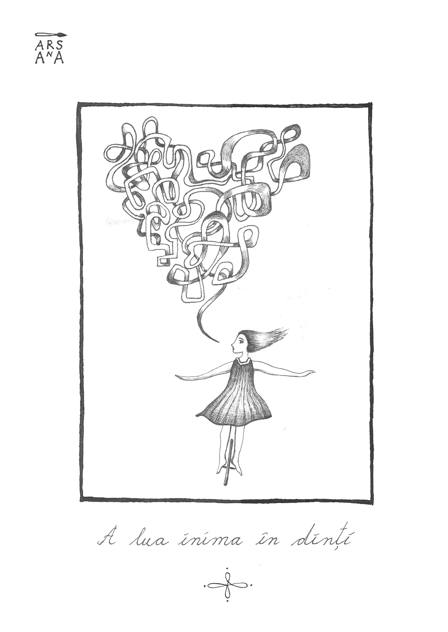 Single Illustrated Postcard, Collection of Romanian Proverbs