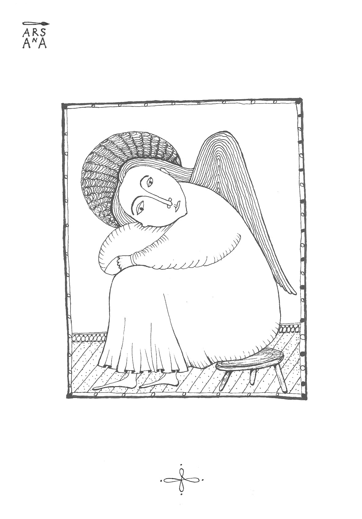 Single Illustrated Postcard, Collection of Romanian Proverbs