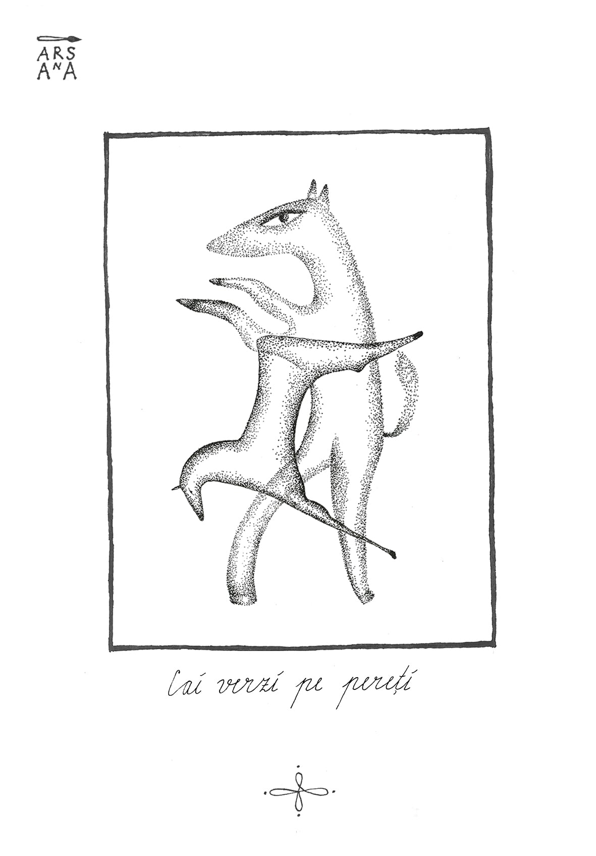 Single Illustrated Postcard, Collection of Romanian Proverbs