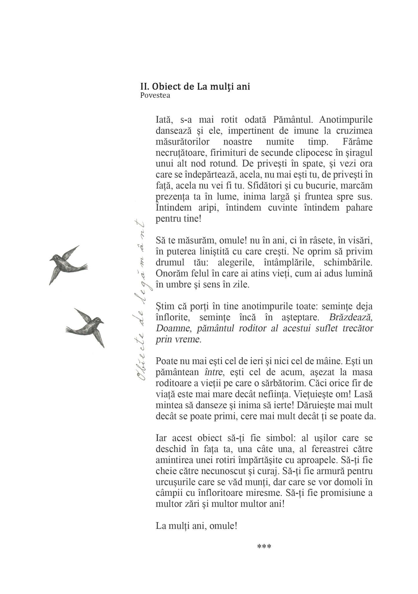 II. Object of Happy Birthday, Objects of Covenant Collection