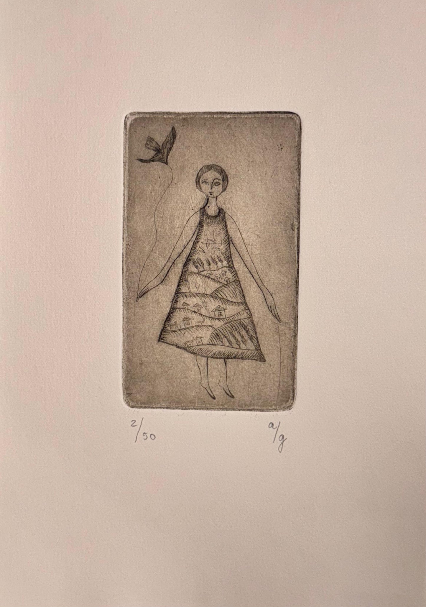 Girl with Bird