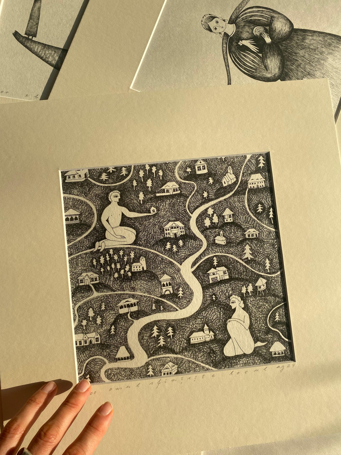 Art Print Omul sfințește locul