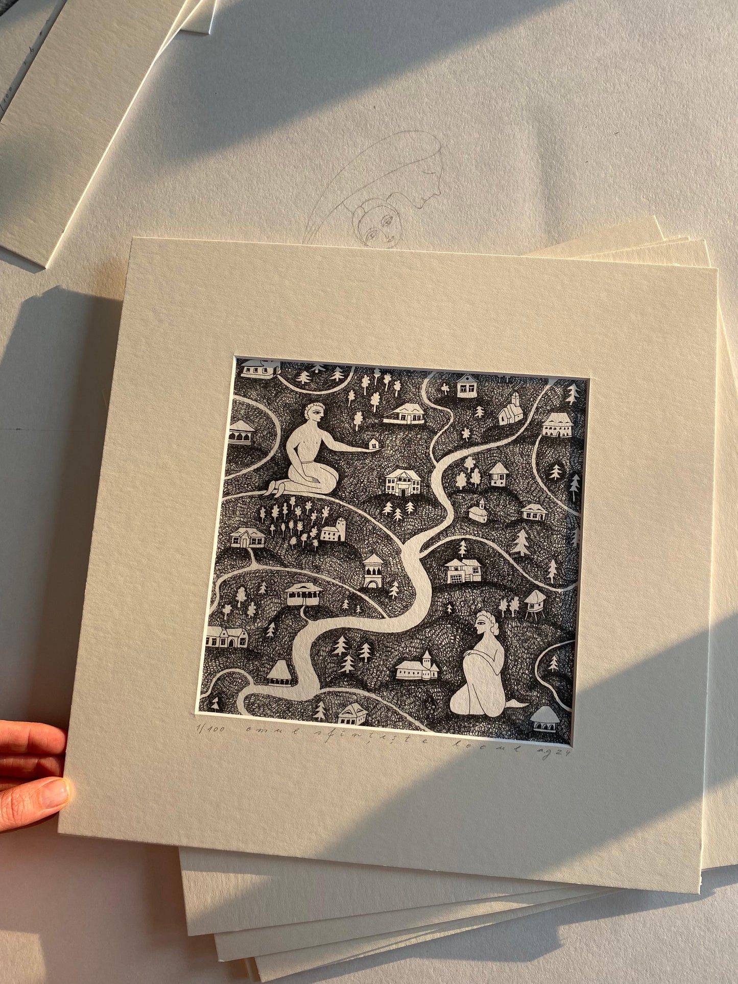 Art Print Omul sfințește locul