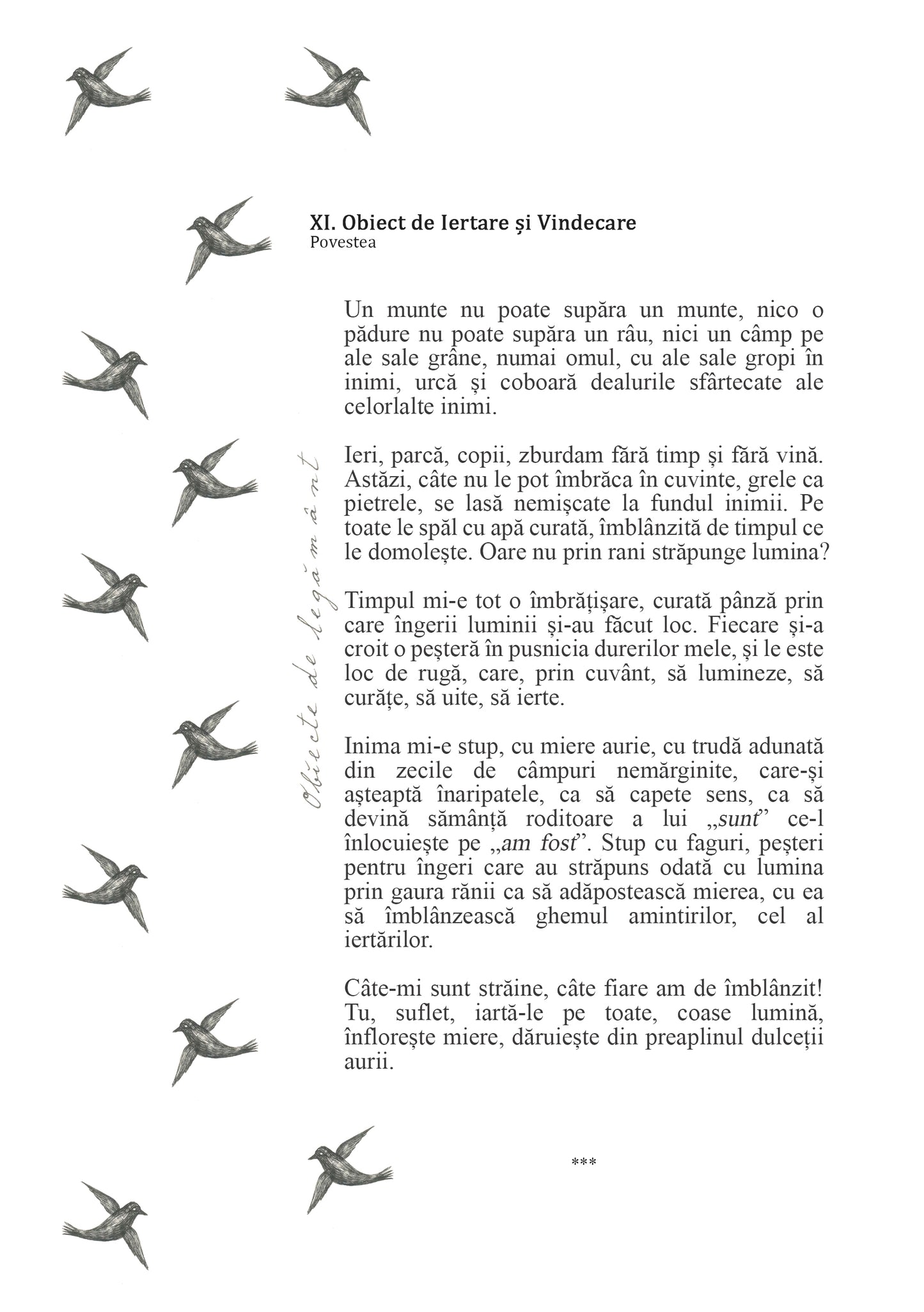 XI. Object of Forgiveness and Healing, Objects of Covenant Collection