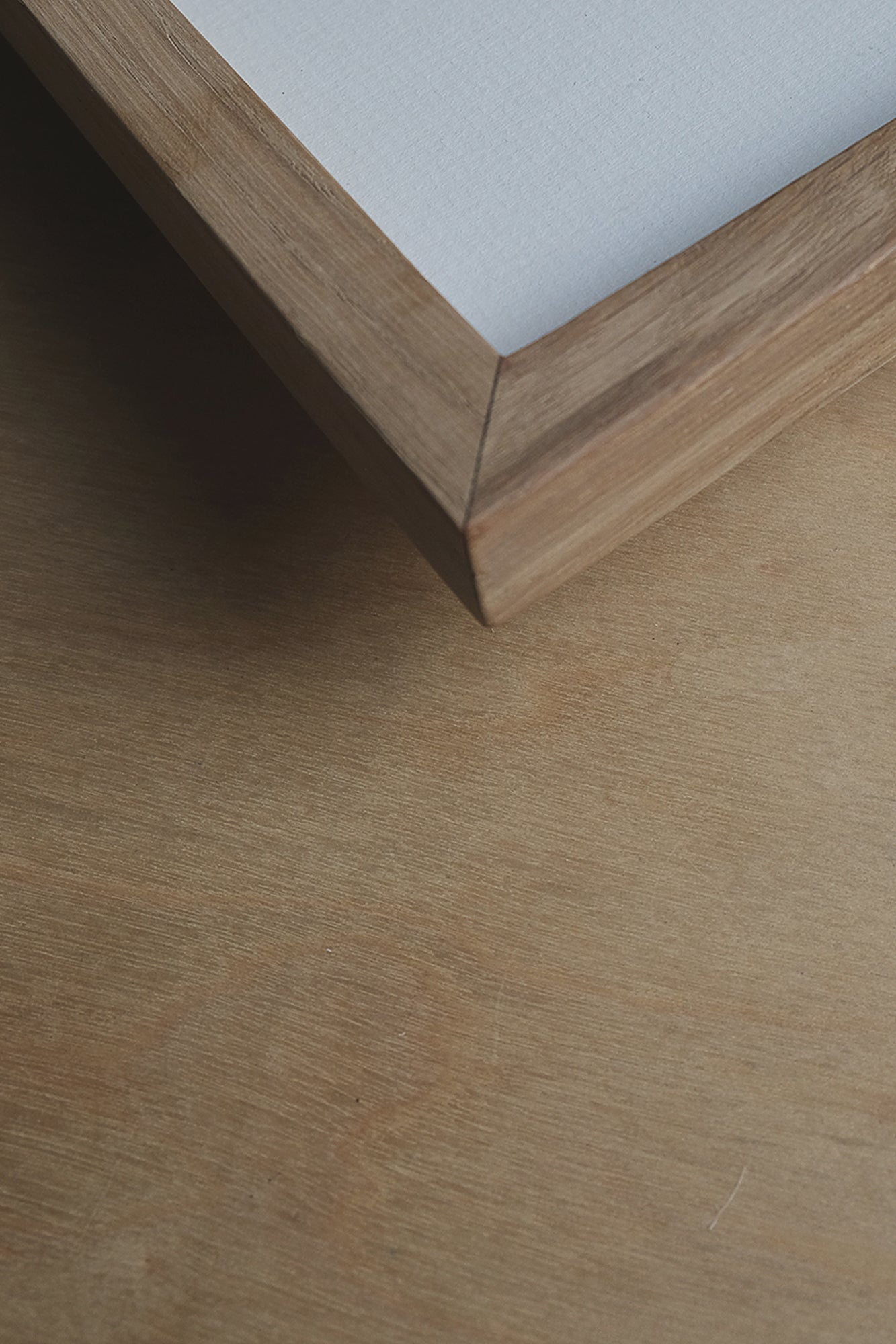 Wooden frame with glass and Passpartout