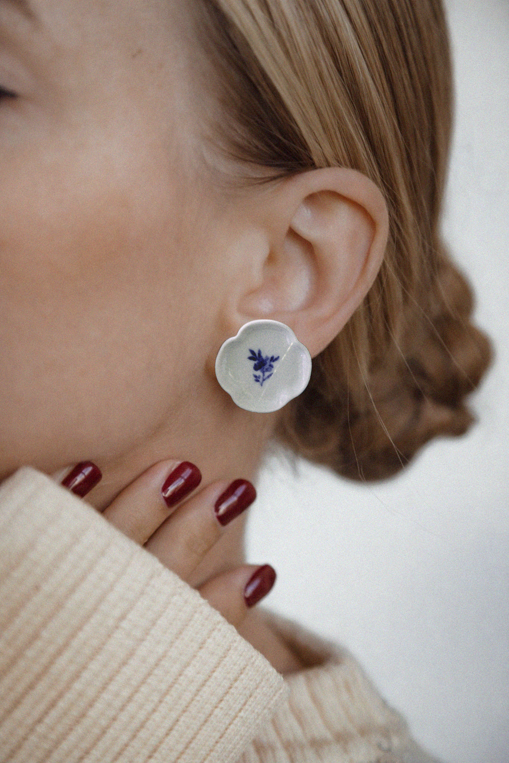 Porcelain Earrings. 12 Months Collection