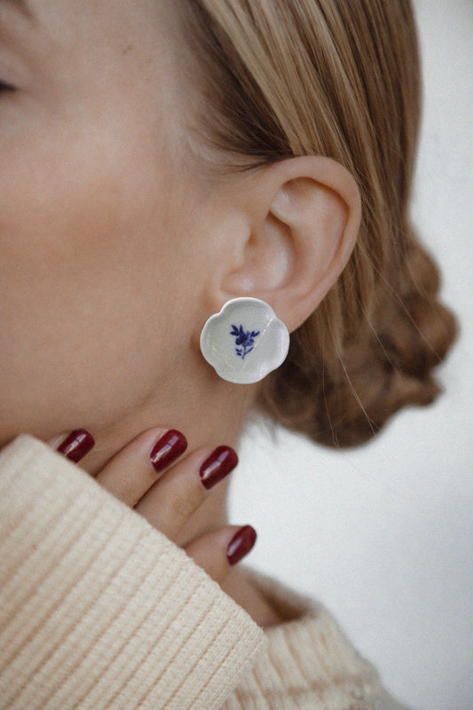 Porcelain Earrings. 12 Months Collection