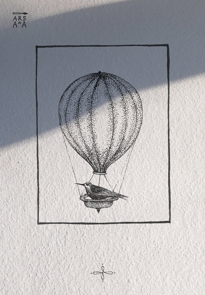 Illustrated invitation, set of 10