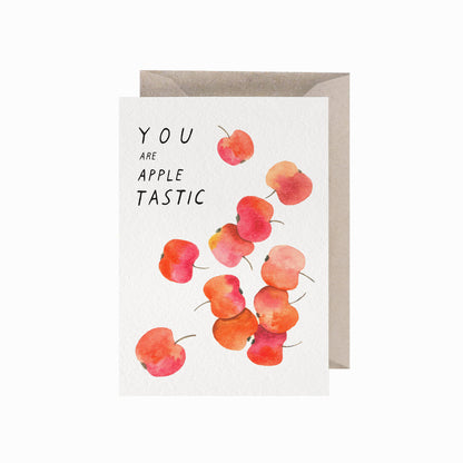 You Are Apple-tastic, A6, with Envelope