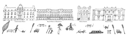 Book Sign, illustrated by hand