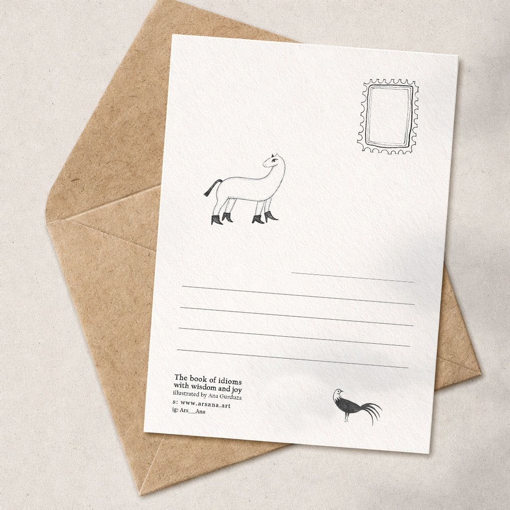 New Baby & Baby shower dreamy  Postcard, Hello, little dreamer, A6, with Envelope