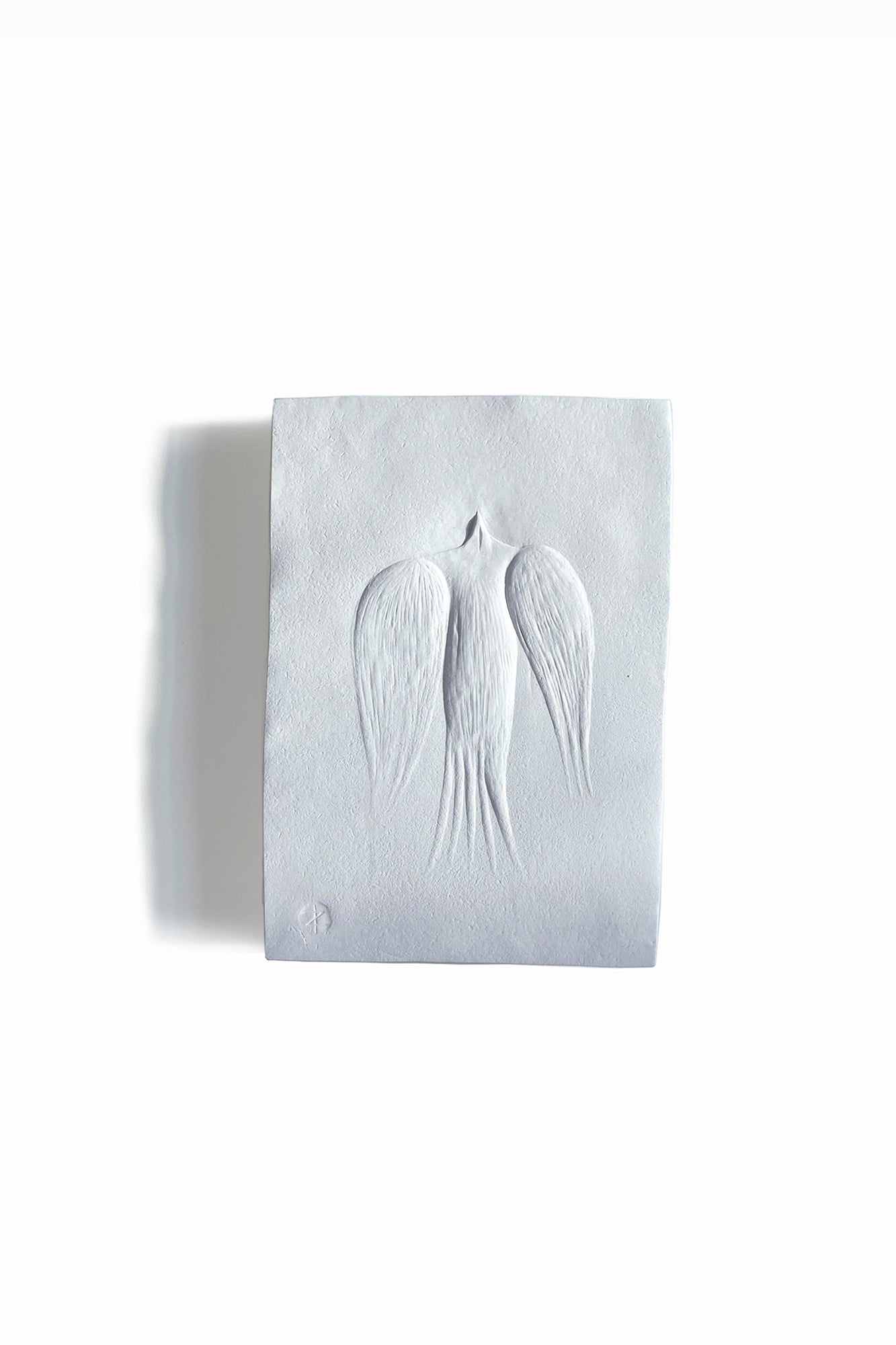 Ceramic Wall Bird Basorelief