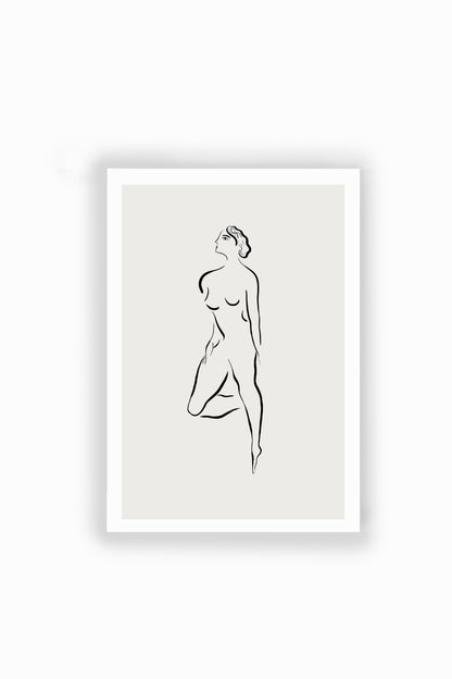 Fine Art Print Silhuette Series, Nine