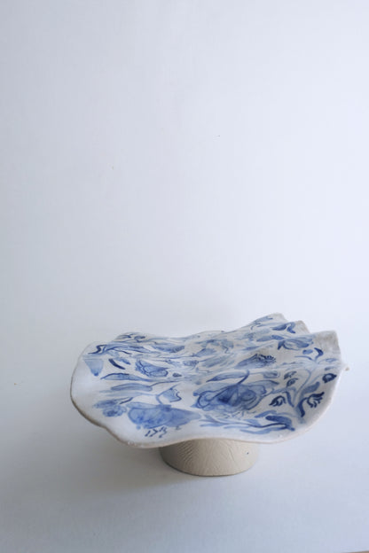 Roman Fruit Platter with wild flowers