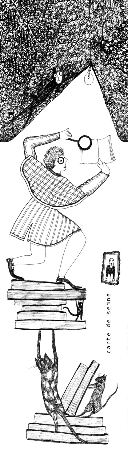 Book Sign, illustrated by hand