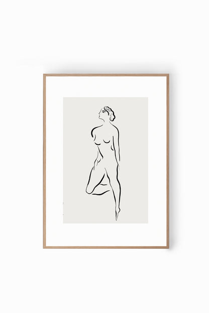 Fine Art Print Silhuette Series, Nine