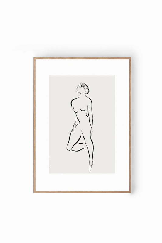 Fine Art Print Silhuette Series, Nine