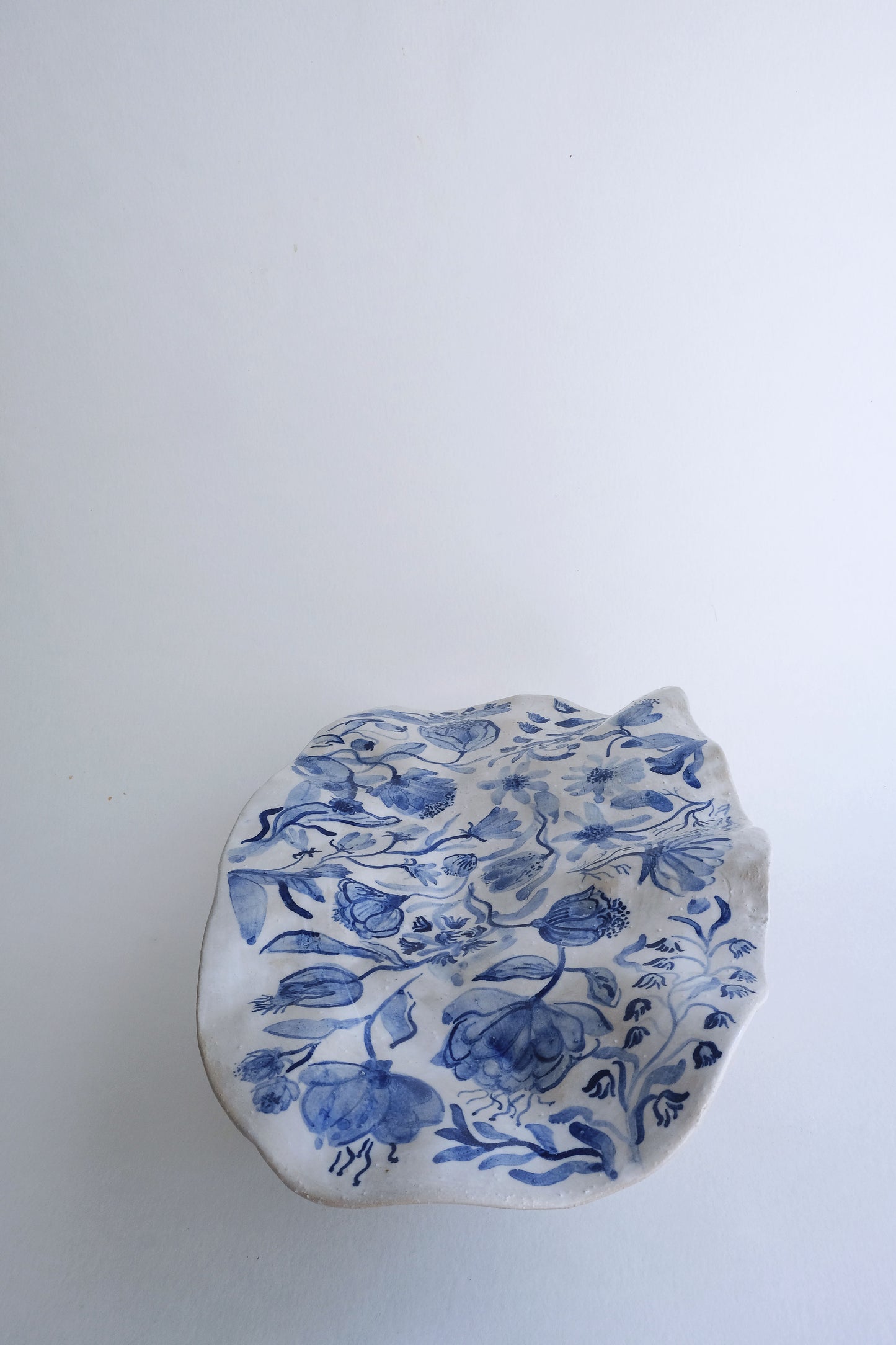 Roman Fruit Platter with wild flowers