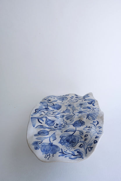 Roman Fruit Platter with wild flowers