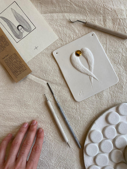 Ceramic Basorelief II, Dragostea de Aur, Seraphim Collection