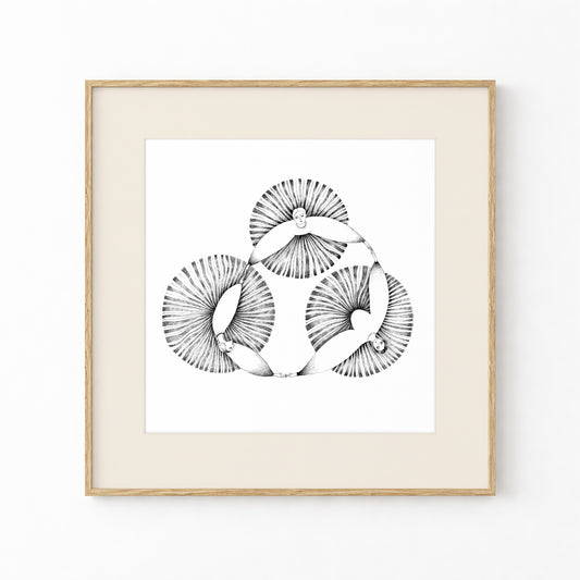 Dance Art Print, Tale ink Series