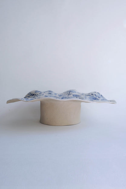 Roman Fruit Platter with wild flowers