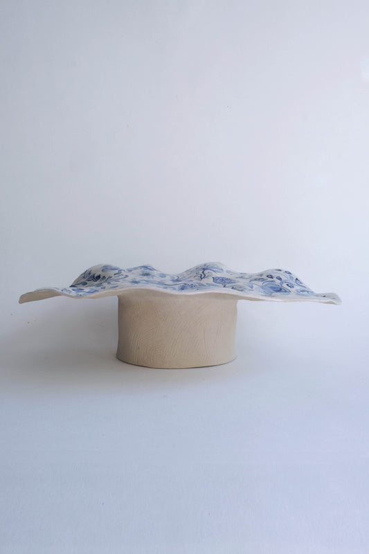 Roman Fruit Platter with wild flowers