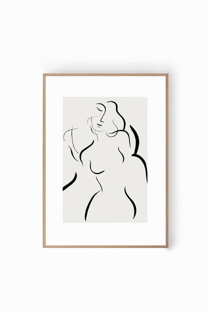 Fine Art Print Silhuette Series, One