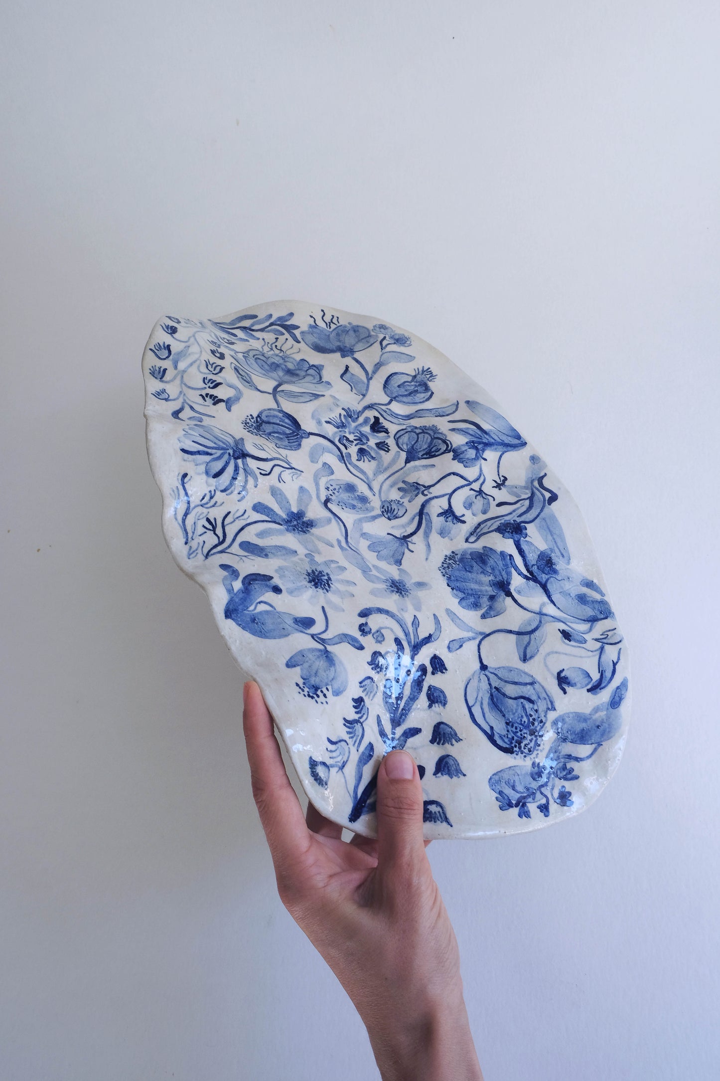 Roman Fruit Platter with wild flowers