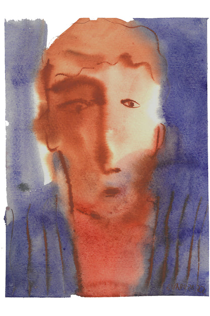 Portrait of a red man