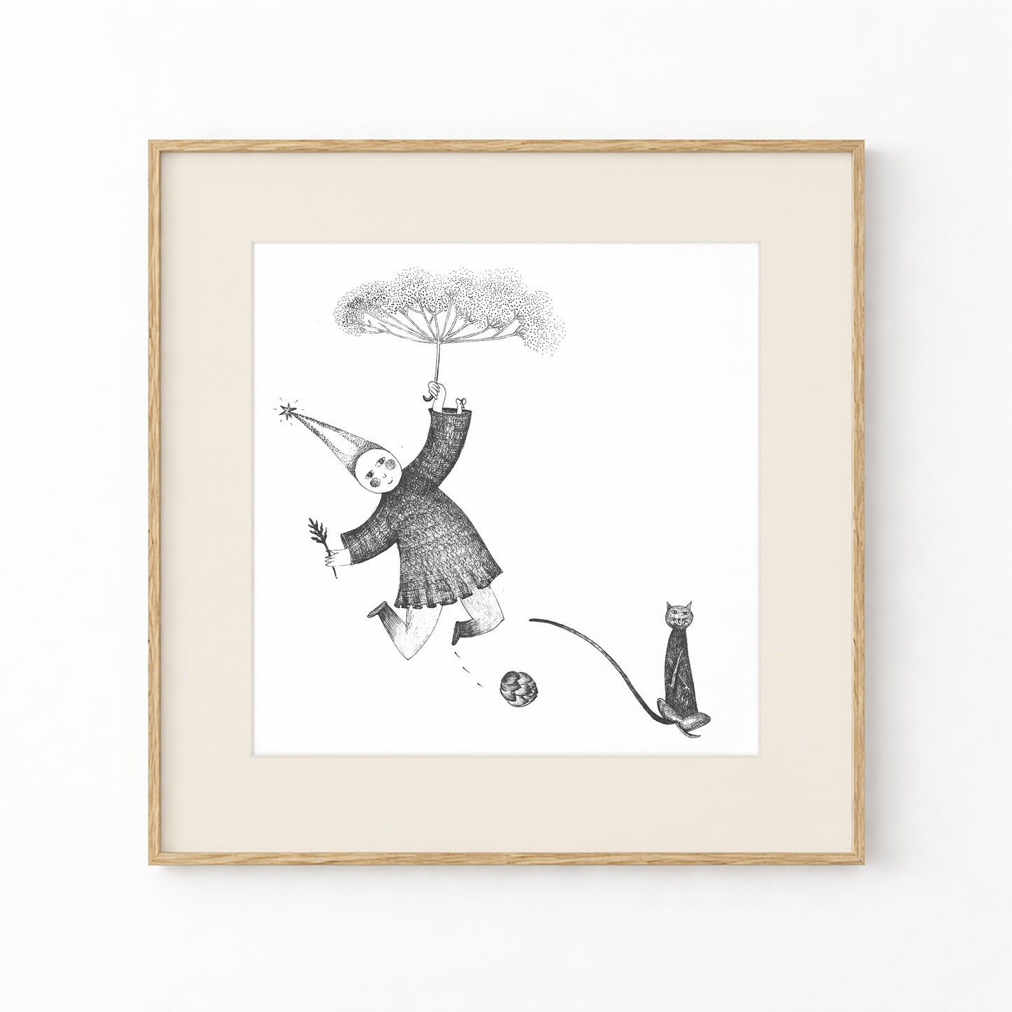 Childhood Art Print, Tale ink Series