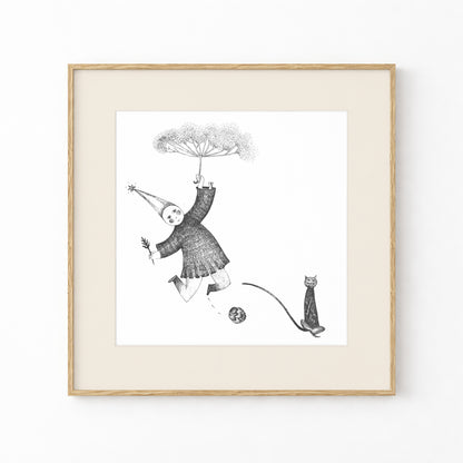 Childhood Art Print, Tale ink Series