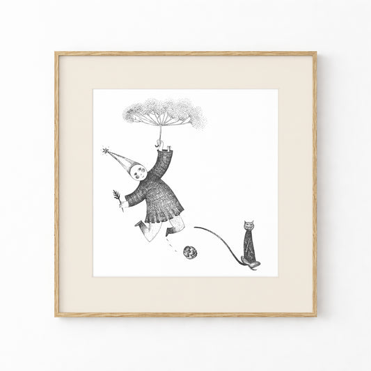 Childhood Art Print, Tale ink Series