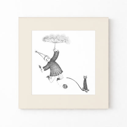 Childhood Art Print, Tale ink Series